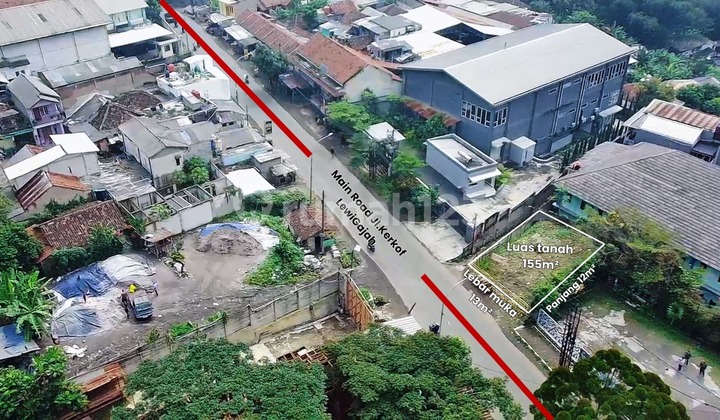 Dijual Tanah Mainroad Jalan Kerkof Leuwigajah Cimahi Dkt Baros Nanjung
