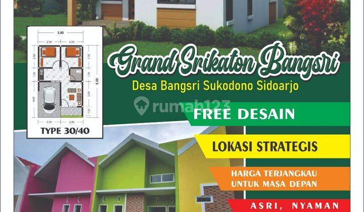 Rumah Murah Sukodono Sidoarjo 100 jt an Kredit Tanpa BI Checking 1