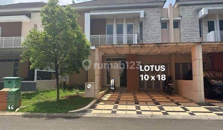 Dijual Rumah Cluster Lotus 10x18 Summarecon Bekasi Lt 180 Meter 2