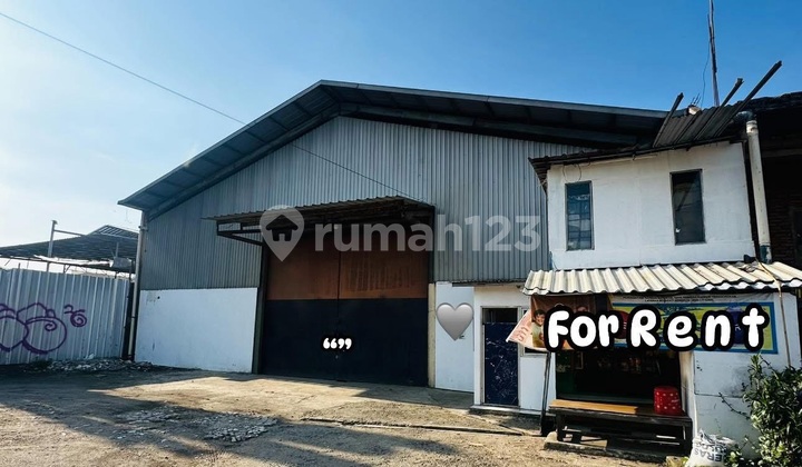 Gudang Teluk Pucung Strategis Jln Raya Akses Container 40 Ft