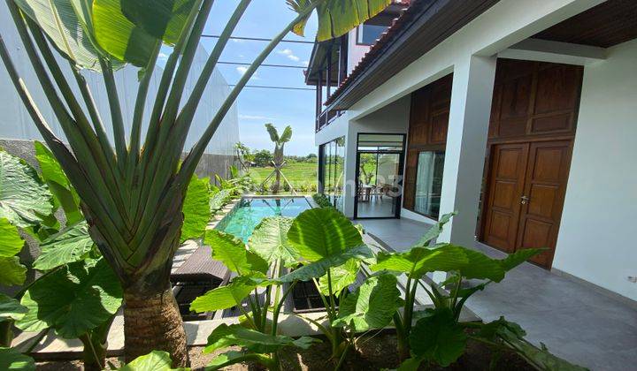 2 Bedroom Villa Tanah Lot Newly Furnished Rice Field View Hs - New Rent Right in Jalan Tanah Lot, Tanah Lot 1