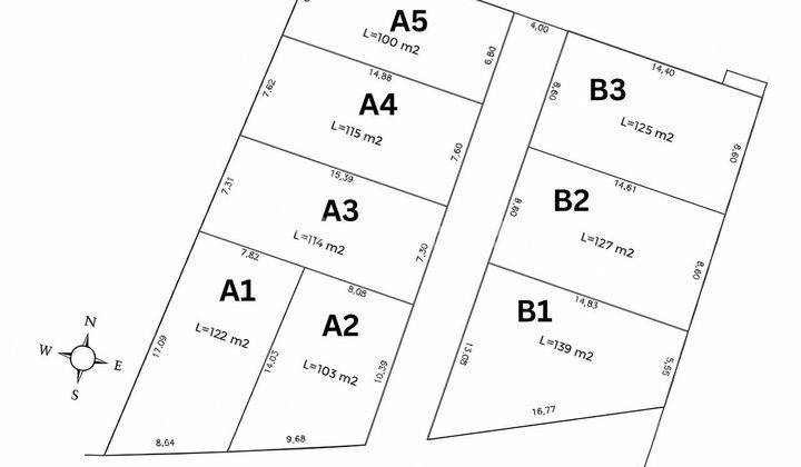 Exclusive Land Plot Affordable Price Rice Field View on Gunung Soputan Street, Pemecutan Klod, West Denpasar