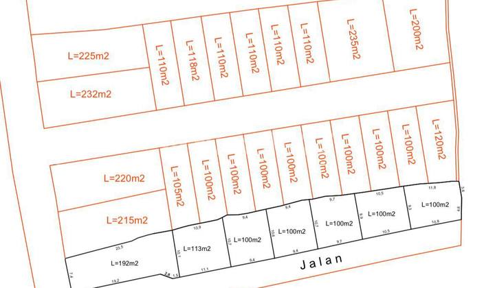 Premium Rice Field View Plot Land in Pering, Gianyar
