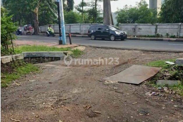 Tanah Ciracas Pinggir Jalan Raya 2 Mobil Seberang Tol Dekat Stasiun Lrt 1