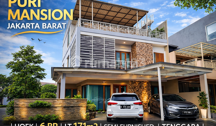 Hook House Puri Mansion West Jakarta - 6BR | Near Toll Road & Puri Mall!