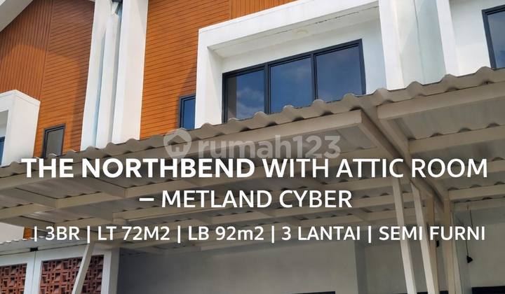Hot Listing! Northbend Metland Cyber Puri - Rumah 3 Lantai Renovasi Full Dekat Tol & Mall