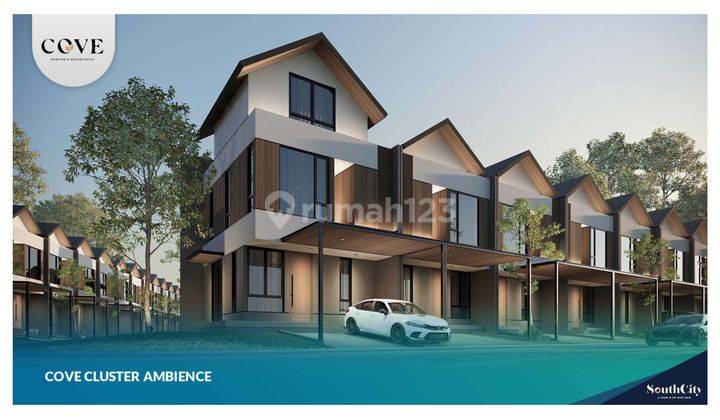 Hunian Asri 2 Lantai The Cove South City segera Hadir Mall Summarecon 2