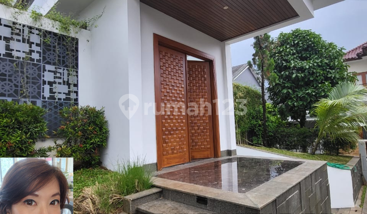 Rare! 489 m² Modern Tropical Hook House in Pondok Indah – Full Luxury Facilities