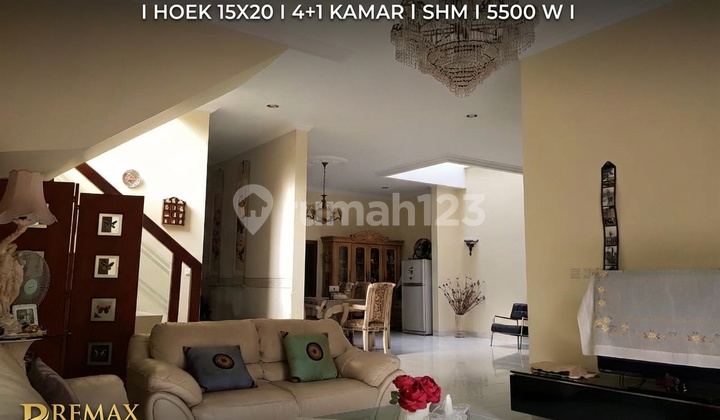 Rumah Hoek Duta Mas 300 M² - SHM On Hand | 4+1 KT | Lokasi Prime 2