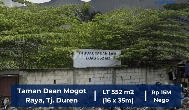 Jual Lahan di Taman Daan Mogot Raya Lokasi Strategis 1