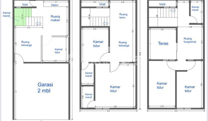 Best Price! New House Duri Kepa Viona Residence Bny Bonusnya 2
