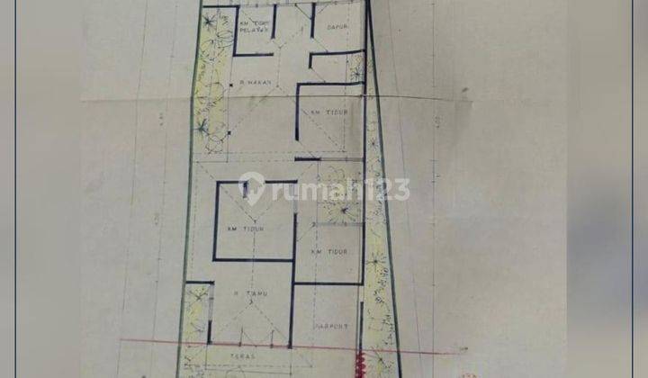 FOR SALE - RUMAH HITUNG TANAH LOKASI STRATEGIS DI GROGOL 2