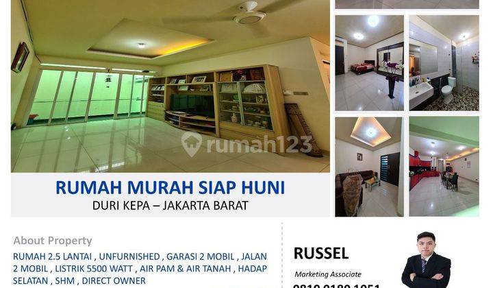 FOR SALE - RUMAH SANGAT MURAH SIAP HUNI DI DURI KEPA 2