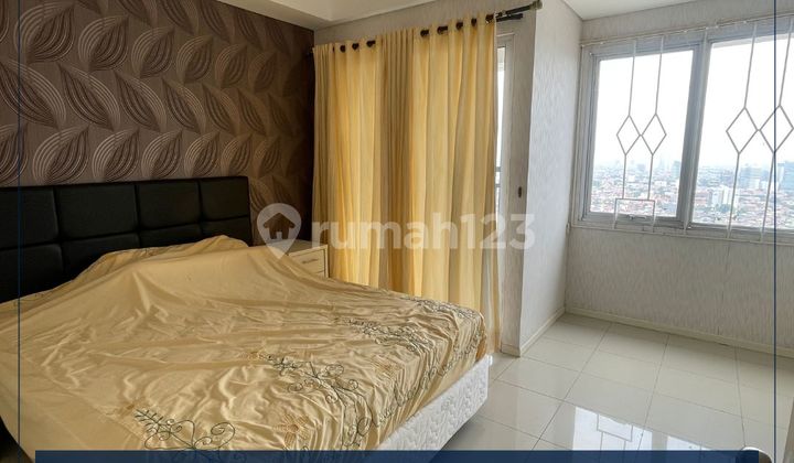 Dijual Murah Apartemen 1br City View Full Furnished Sangat Strategis Di Apartemen Cosmo Terrace, Jakarta Pusat
