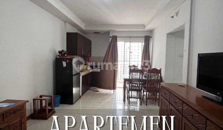 Dijual Cepat Apartemen 3+1Br Semi Furnished Lantai Tinggi di Apartemen Mediterania Garden 2, Jakarta Barat
