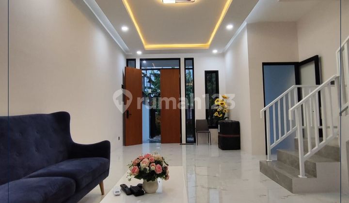 For Sale Fast - Brand New Semi-Furnished Ready-to-Occupy House Near Toll Gate & Eligible for KPR in West Jakarta