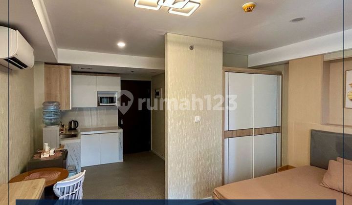 Dijual Murah - Apartemen Studio Full Furnished Lantai Tinggi View City Sangat Strategis Di Jakarta Barat