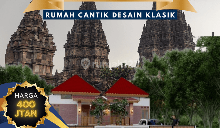 Dijual Rumah Baru Desain Klasik Jawa Di Area Prambanan 1