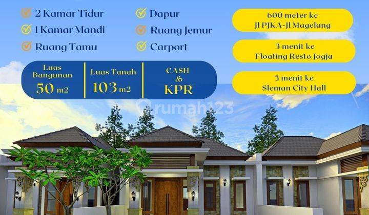 Rumah Modern Bisa Custom Desain Dekat Pemda Sleman 1