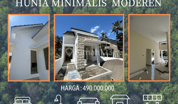 Dijual Tinggal 1 Unit Rumah Modern Siap Bangun Dekat Jl Magelang 1