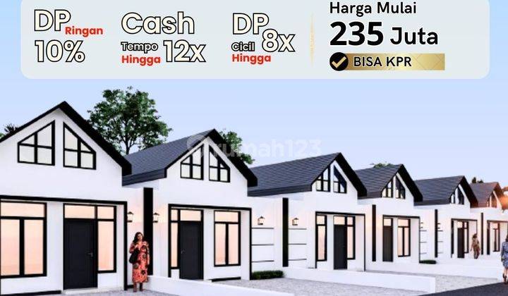 1 Unit terakhir! Beli Rumah Minimalis Modern cuma 200 Jutaan  1