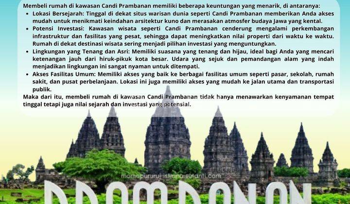 Rumah Idaman Milenial Strategis, Dekat Tol Wisata Prambanan, Murah 200 Jutaan 2