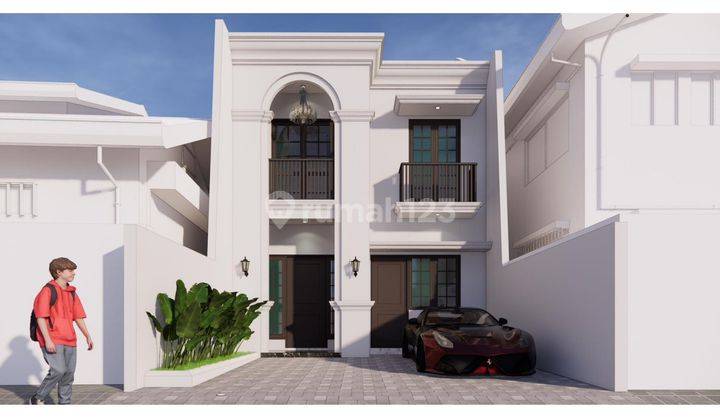 Dijual Rumah Mewah Model Modern Mediterania Balekambang Condet 1