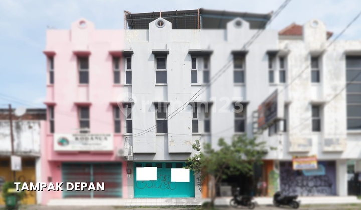 4-Storey Shop House in the Heart of Cirebon City, Busy Commercial Office and Retail Area.