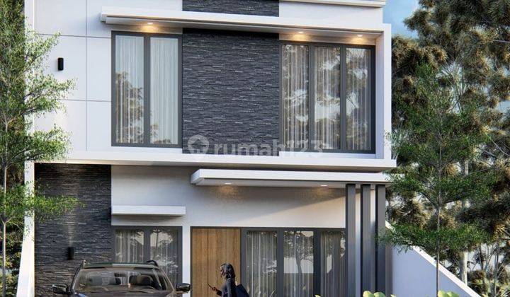 Rumah Modern 2LT Mulai 800JTan Dalam Cluster Dekat Jl Raya Tajem 1