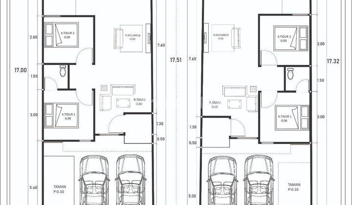 Rumah Desain Kekinian Dekat Jl Sidomoyo 800JTan Bonus Kitchen Set 2