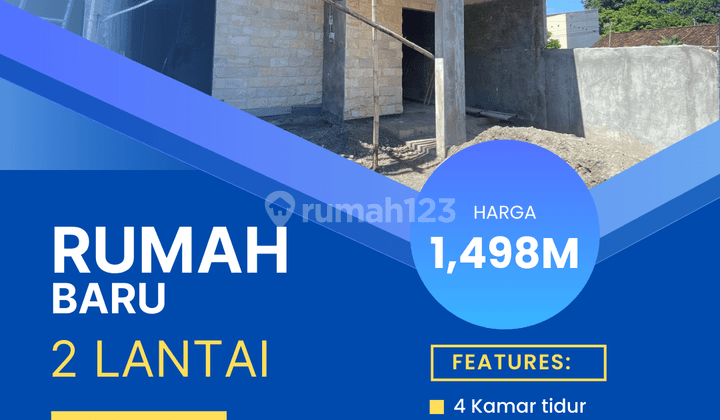 Rumah Cantik 2 Lantai Proses Bangun Desain Modern di Mlati Sleman 1