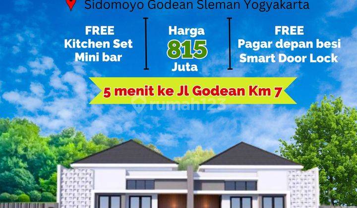 Rumah Desain Kekinian Dekat Jl Sidomoyo 800JTan Bonus Kitchen Set 1