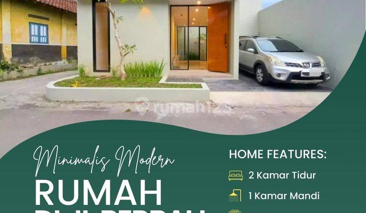 Hadirkan Rumah Modern Siap Huni Dekat Jl Berbah Kalasan 1