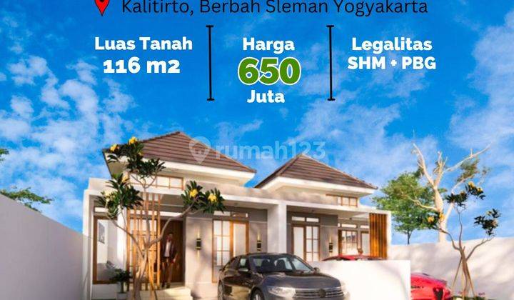 Rumah Luas 600JTan Dekat Jl Jogja solo, Berbah Sleman 1