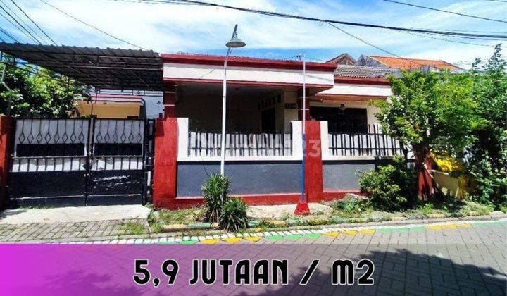 5,9 juta/m2 rumah lebar 11 pondok  maritim kebraon wiyung 1