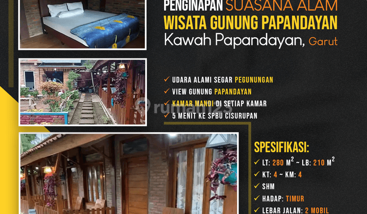 Penginapan SHM Dengan Suasana Alam Gunung Papandayan Sayap Kawah Papandayan, Cisurupan, Garut 1