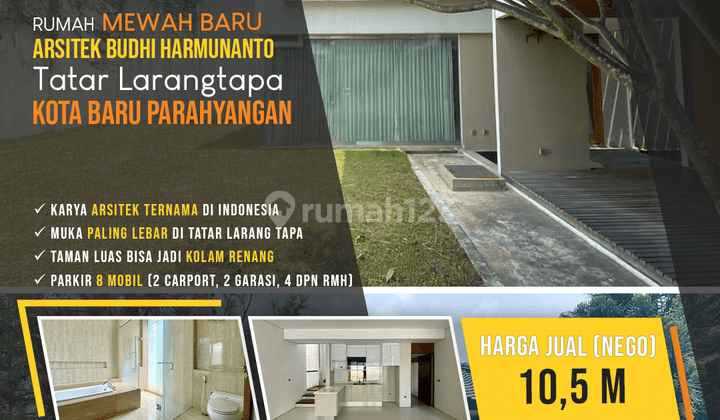 Rumah Mewah Karya Arsitek Budhi Harmunanto, Kota Baru Parahyangan 1