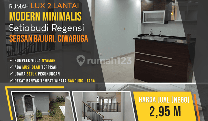 Rumah Lux 2 Lt. Modern Minimalis Setiabudi Regensi, Sersan Bajuri 1