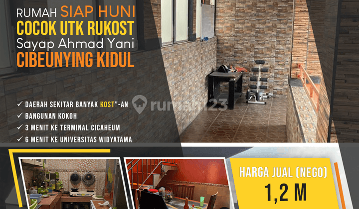 Rumah Siap Huni Cocok Utk Rukost Sayap Ahmad Yani, Cibeunying Kidul 1