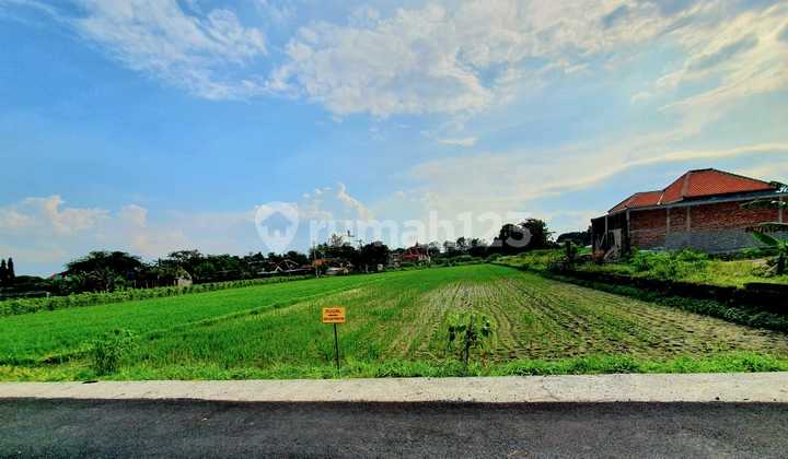 Tanah Luas Dua Muka Dekat Candi Prambanan 