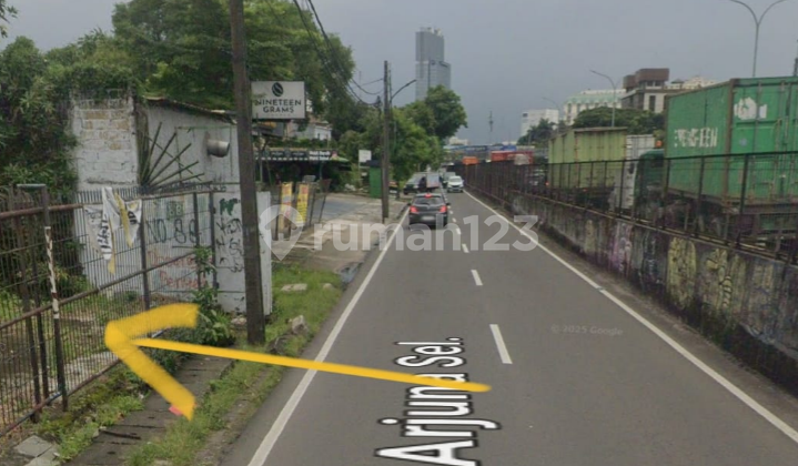 DISEWAKAN TANAH 1400 MTR DI KEBON JERUK JAKARTA PINGGIR JALAN, MUKA 2 2