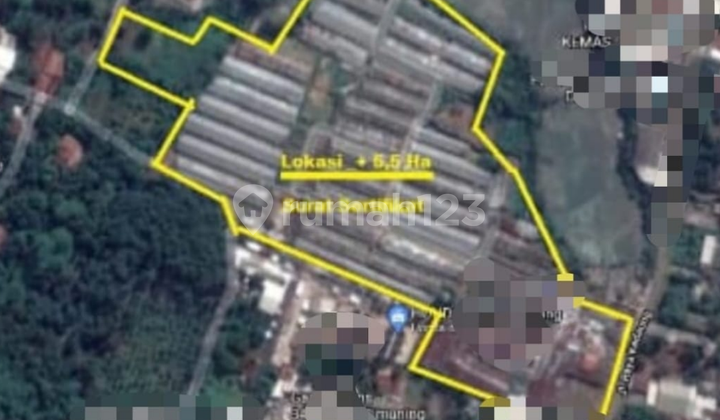 FOR SALE LAND IN CIMUNING BEKASI 6 HECTARES NEGOTIABLE UNTIL DEAL
