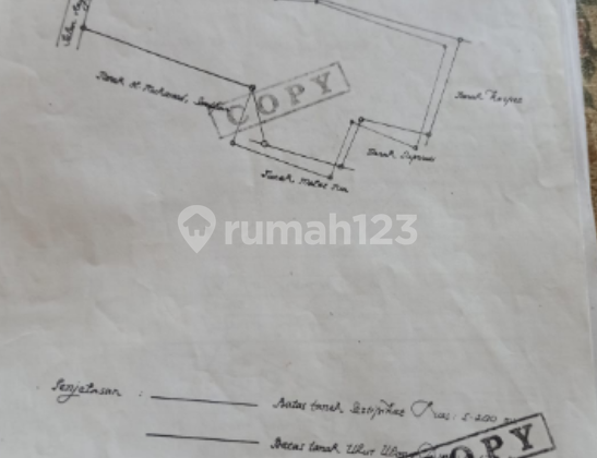 DIJUAL TANAH 5200 MTR2 DI TARUMANEGARA BEKASI