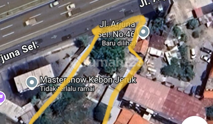 DISEWAKAN TANAH 1400 MTR DI KEBON JERUK JAKARTA PINGGIR JALAN, MUKA 2 1