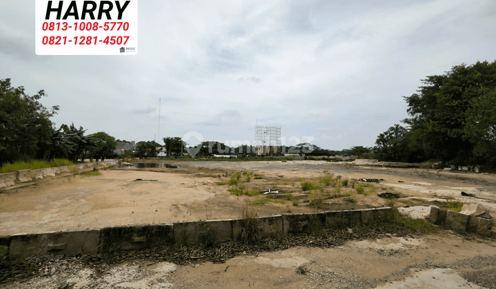 Disewakan Tanah 1 Hektar Di Jln Transyogie, Cibubur, Lebar Muka 20 Meter, Tanah Sudah Di Cor. 1