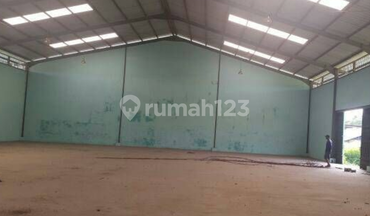 DIJUAL TANAH BESERTA GUDANG LT 5500 LB 807 MTR2 DI CIKARANG , DEKAT LOTTE GROSIR CIKARANG