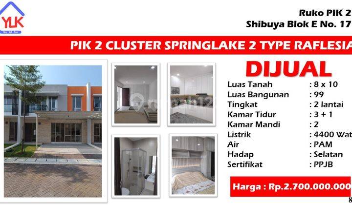 DIJUAL Rumah Baru 2 Lantai di Springlake 2 1