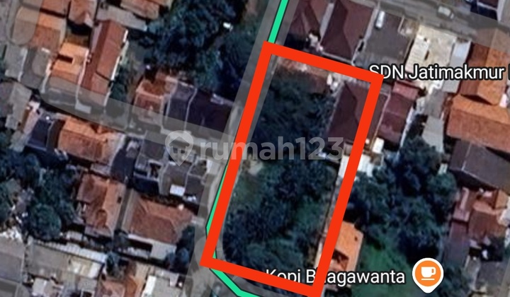 Tanah Darat SHM di Pondok Gede Akses 3 Pintu Tol