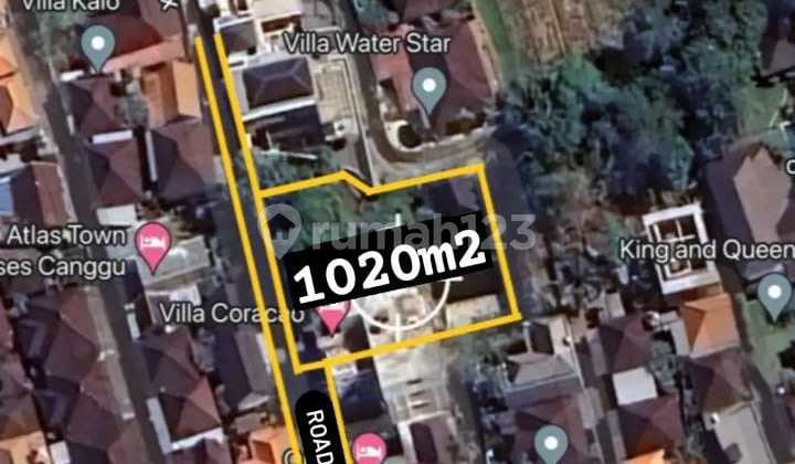 Tanah Bagus Area Echo Beach Canngu Cocok Untuk Villa Dan Resto