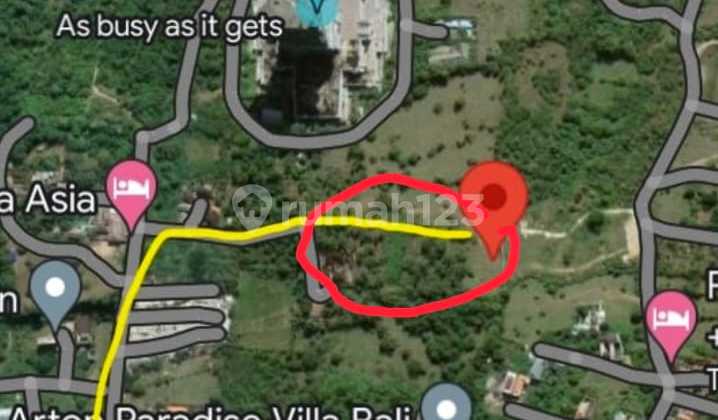Tanah Komersil View Patung Gwk Area Ungasan Lingkungan Villa